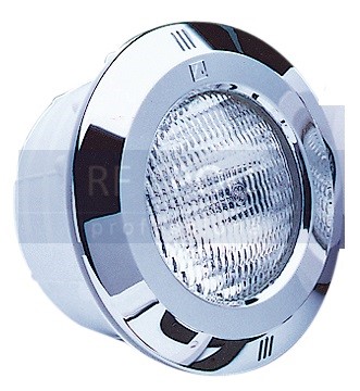 BAZÉNOVÝ REFLEKTOR S LED WHITE DIÓDAMI LUMI PLUS PAR 56 1.11  OBRÚČKA Z NEREZU