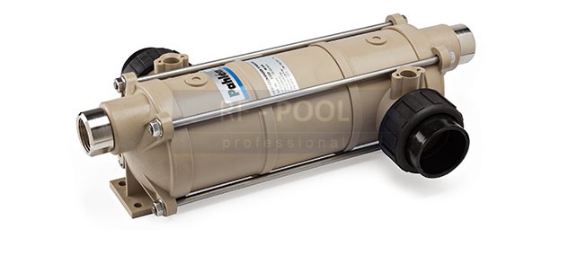 PLASTOVÝ VÝMENNÍK TEPLA PAHLEN  HI TEMP 75kW S TITANOVOU ŠPIRÁLOU