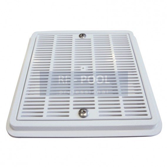 ODVODŇOVACIA MRIEŽKA ŠTVORCOVÁ  KRYCIA 410 x 410 mm PLAST