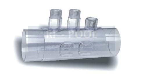 ROZDEĽOVACIA KOMORA PRIEHĽADNÁ D50/63 x VNZ 3/8"