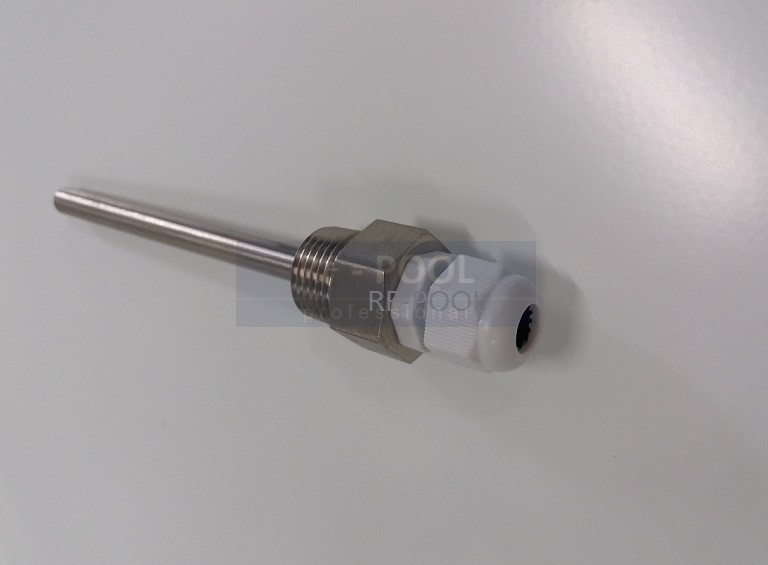 JÍMKA PRE TEPELNÉ ČIDLO 1/2" NEREZ  10CM