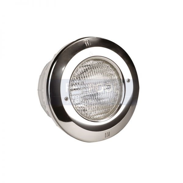 BAZÉNOVÝ REFLEKTOR 300W/12V ABS PRE FÓLIOVÉ BAZÉNY S OBRÚČKOU Z NEREZU