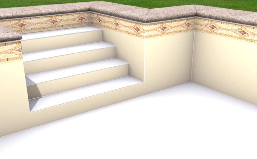 BAZÉNOVÁ FÓLIA ALKORPLAN  SUPER 3000 MALLORCA SAND-š.1,65 x 25m/41,25m2/